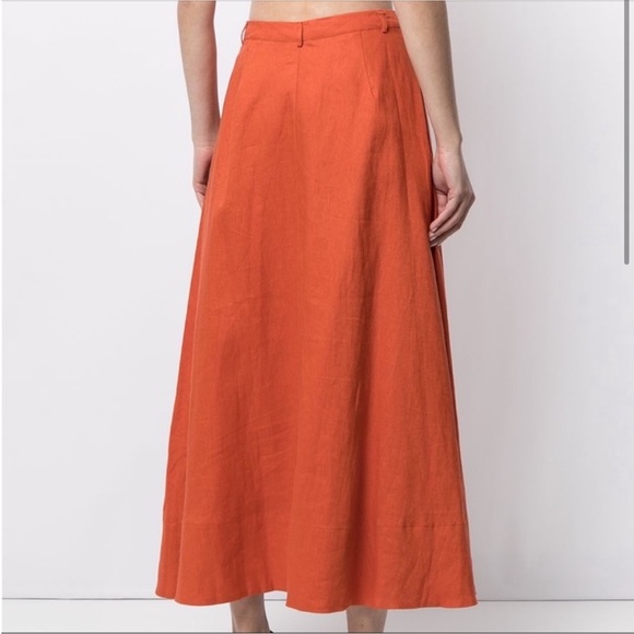 Staud Cybele Linen Maxi Skirt - Picture 2 of 4